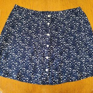 GAP Blue White Print Skirt size 20